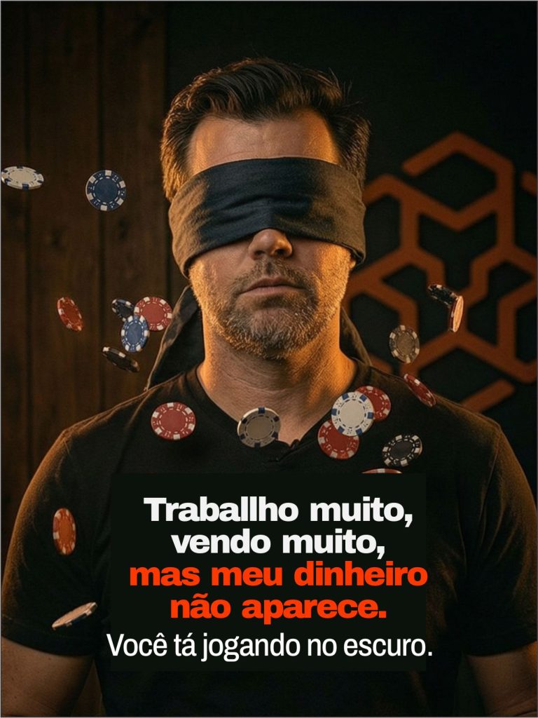 empresário de comunicação visual com dúvidas sobre lucro e precificação