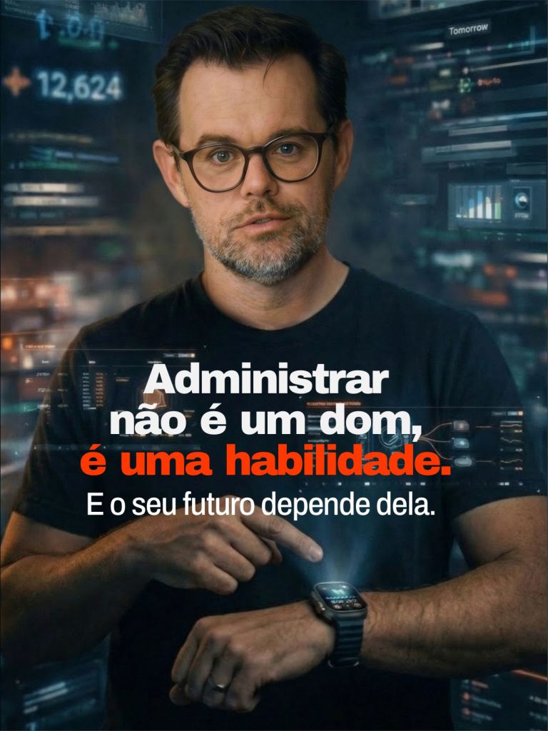 gestor de comunicação visual aprendendo a administrar seu negócio